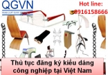 Thủ tục đăng ký kiểu dáng công nghiệp tại Việt Nam